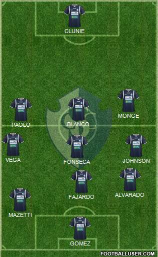 CS Cartaginés Formation 2016