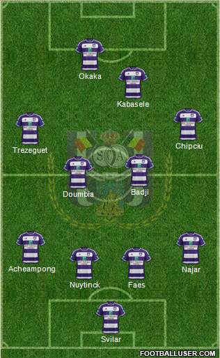 RSC Anderlecht Formation 2016