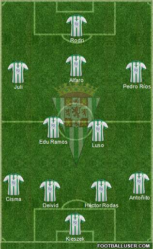 Córdoba C.F., S.A.D. Formation 2016