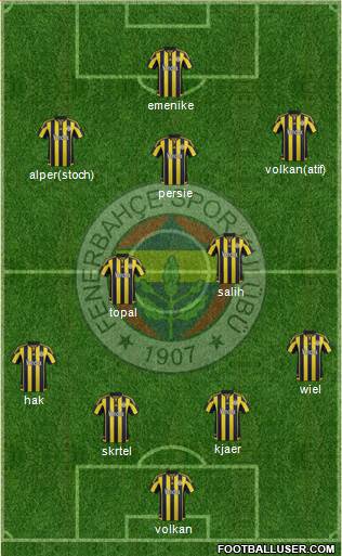 Fenerbahçe SK Formation 2016
