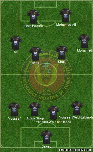 Espérance Sportive de Tunis football formation