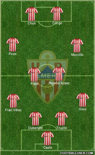 U.D. Almería S.A.D. Formation 2016