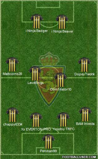 R. Zaragoza S.A.D. Formation 2016