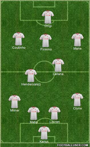 Liverpool Formation 2016