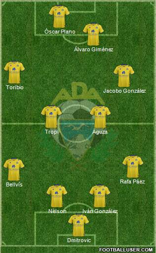 A.D. Alcorcón Formation 2016