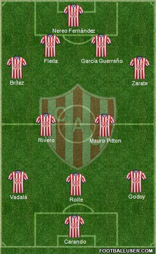 Unión de Santa Fe Formation 2016