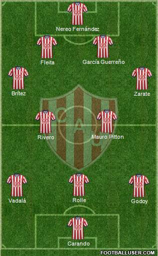 Unión de Santa Fe Formation 2016