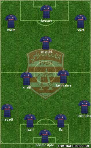 Club Africain Tunis Formation 2016