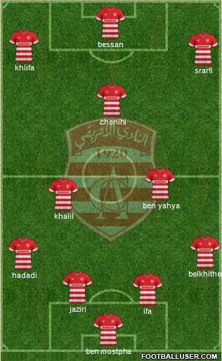 Club Africain Tunis Formation 2016