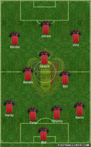 Belgium Formation 2016