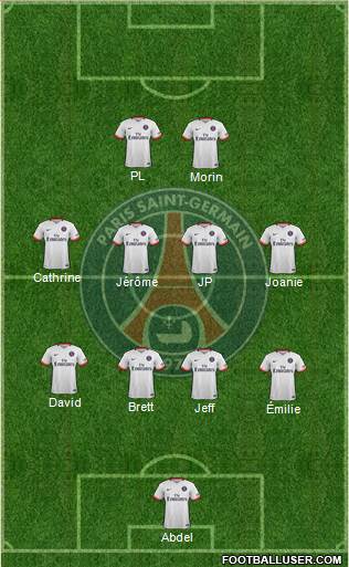 Paris Saint-Germain Formation 2016