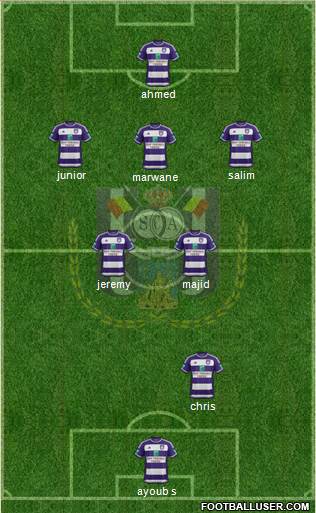 RSC Anderlecht Formation 2016