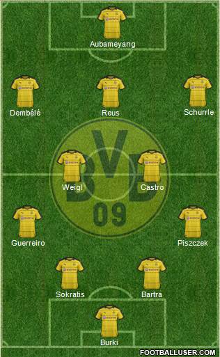Borussia Dortmund Formation 2016