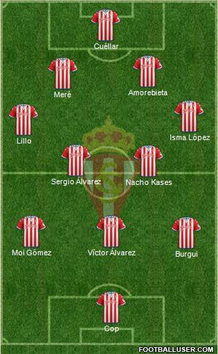 Real Sporting S.A.D. Formation 2016
