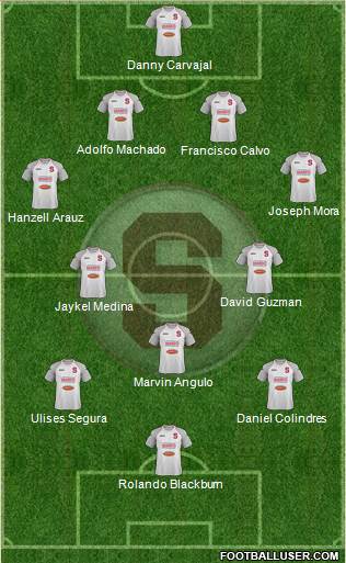 CD Saprissa Formation 2016
