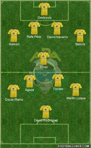 A.D. Alcorcón Formation 2016