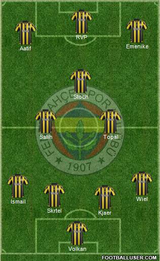 Fenerbahçe SK Formation 2016
