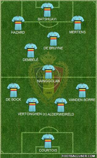 Belgium Formation 2016
