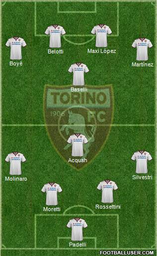 Torino Formation 2016
