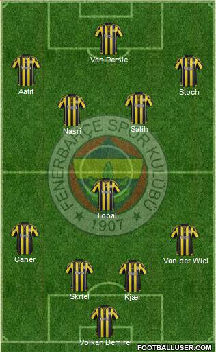 Fenerbahçe SK Formation 2016