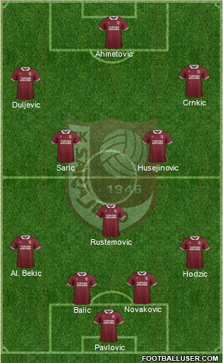 FK Sarajevo Formation 2016