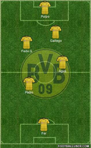 Borussia Dortmund Formation 2016