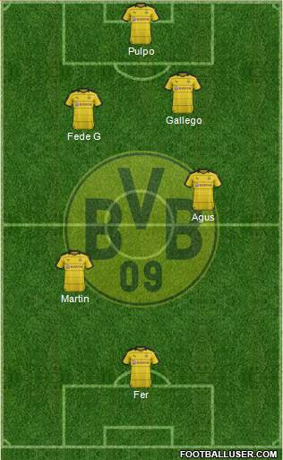 Borussia Dortmund Formation 2016