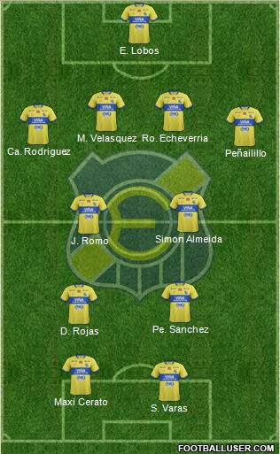 CD Everton de Viña del Mar S.A.D.P. Formation 2016