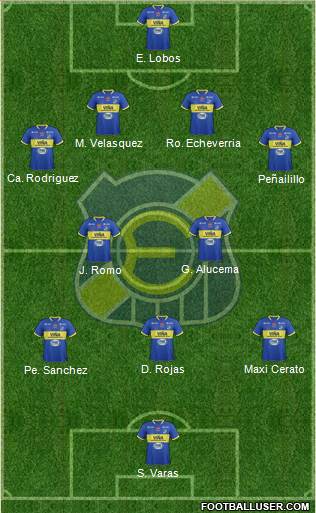 CD Everton de Viña del Mar S.A.D.P. Formation 2016