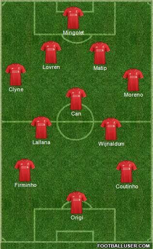 Liverpool Formation 2016