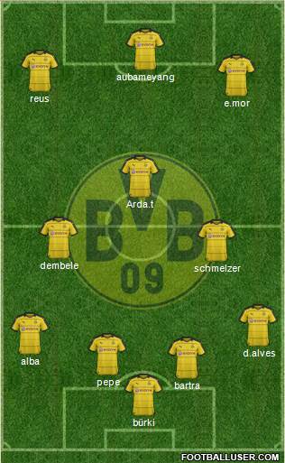 Borussia Dortmund Formation 2016