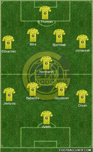 FK Bodø Glimt Formation 2016