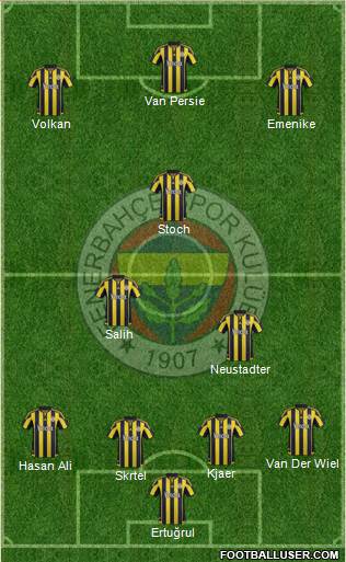 Fenerbahçe SK Formation 2016