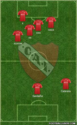 Independiente Formation 2016