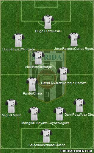 U.D. Mérida Formation 2016