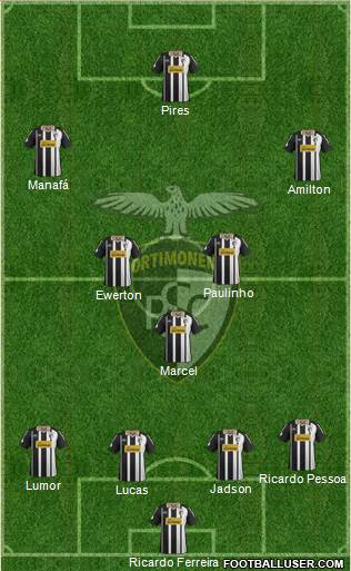 Portimonense Sporting Clube Formation 2016