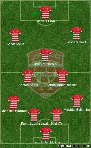 Club Africain Tunis Formation 2016