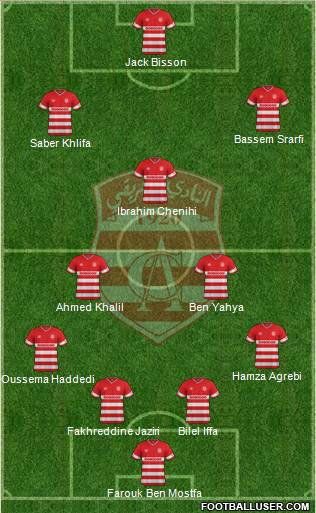Club Africain Tunis Formation 2016