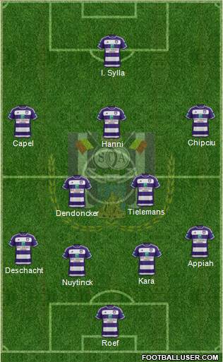 RSC Anderlecht Formation 2016