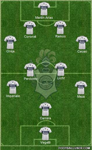 Gimnasia y Esgrima de La Plata Formation 2016