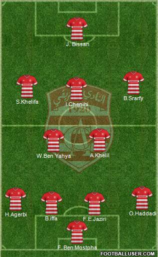 Club Africain Tunis Formation 2016