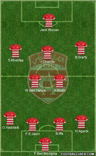 Club Africain Tunis Formation 2016