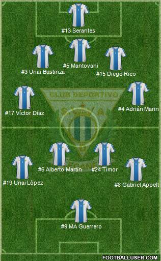 C.D. Leganés S.A.D. Formation 2016
