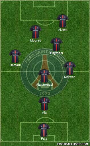 Paris Saint-Germain Formation 2016