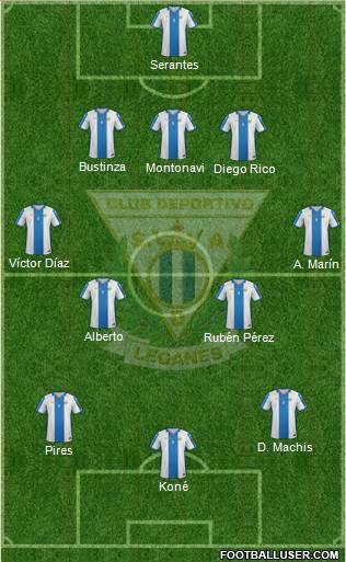 C.D. Leganés S.A.D. Formation 2016