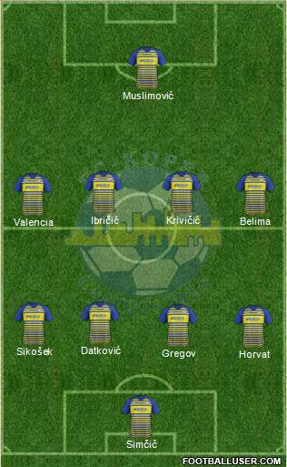 FC Koper Formation 2016