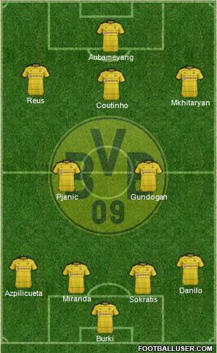 Borussia Dortmund Formation 2016
