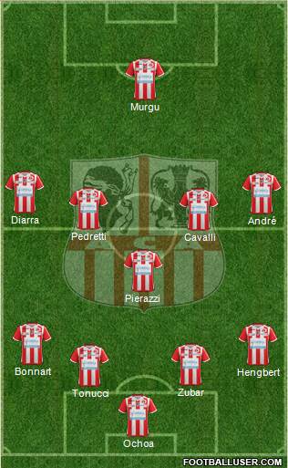 Athletic Club Ajaccien Football Formation 2016