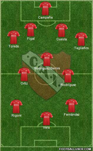Independiente Formation 2016