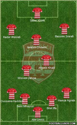 Club Africain Tunis Formation 2016